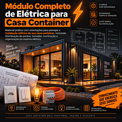 ⚡Módulo Completo de Elétrica para Casa Container